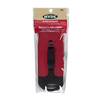 Hyde Retractable Glass Scraper, Low Profile, Blade Storage, 5" W x 6" D x 2.5" H