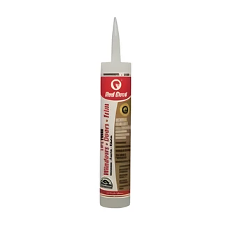 Red Devil Acrylic Sealant Plus Silicone, 10.1 oz, Clear, 12/CS