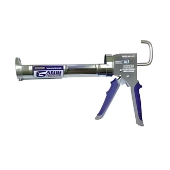 Newborn Caulk Gun, Ratchet Rod, 6:1 Thrust Ratio, Comfort Grip, Zinc Chromate Plating, 8.5" W x 13.25" D x 7.75" H