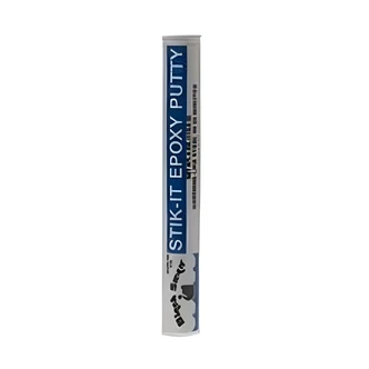Black Swan Stik-It Epoxy Putty, 4 oz, Black, Fast Curing, Kneadable, Permanent Repairs