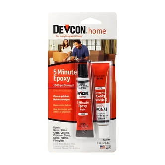 Devcon 5 Minute Epoxy, Clear, 1 Oz