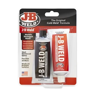 J-B Weld Industro-Weld Epoxy Adhesive, 2/5 oz Tubes, Steel, Industrial Repair