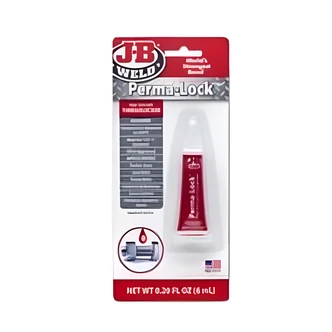 J-B Weld Perma-Lock Thread Locker, Red, 36 ml