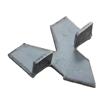 Red Devil Glazing Push Points, Zinc Coated