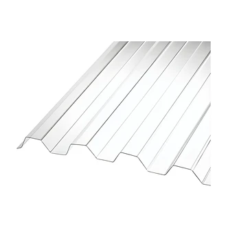 AmeriLux CoverLite Clear Corrugated Polycarbonate Panel, UV Protection, 26" W x 8 ft L, 10/CS
