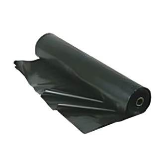 Warp's Coverall Plastic Sheeting, Black, 10 ft x 50 ft, 6 Mil