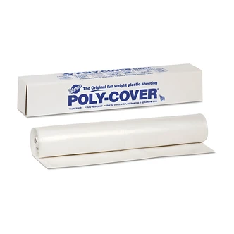 Napco Clear Polyethylene Film, 24 ft x 100 ft, 6 mil