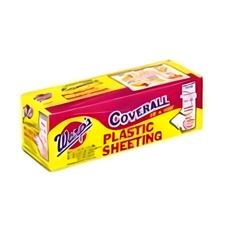 Warp's Clear Plastic Sheeting Dispenser Roll, 10 ft x 100 ft, Cutter