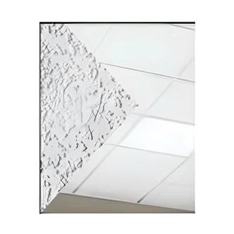 Armstrong World Industries Ceiling Tile, Suspended, Fiberglass, 2 ft x 4 ft, Medium Textured, 16/CS