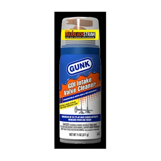 Gunk Valve Intake Cleaner, 10 ft Wire Impregnated Straw, Single-Person GDI Cleaning