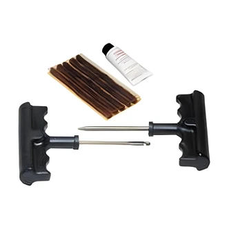 Highline-Warren Tire Repair Kit, Super Grip, Emergency, Universal Cement, 5 Radial Inserts
