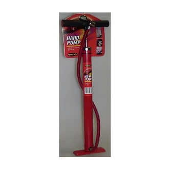 United Marketing Tire Pump, 60 PSI Hand Pump, Steel Barrel, Removable Top, 10 W x 22 D x 12.5 H in