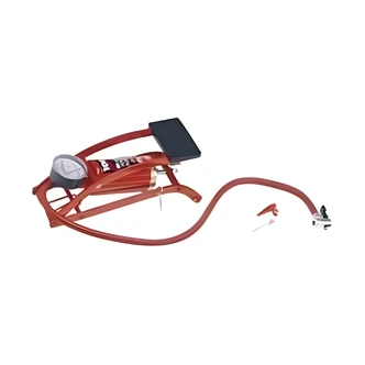 Custom Accessories Air Master Compact Foot Pump With Gauge, 3 x 10 x 3.75 in