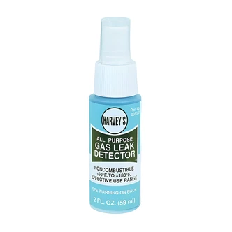 Oatey Harvey's Gas Leak Detector Spray, 2 oz, Non-Toxic, Biodegradable, Non-Corrosive