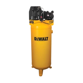 DEWALT Air Compressor, Vertical, 60 Gal, 240-Volt, 155 PSI, Cast Iron, Oil-Lubricated, 48 W x 40.5 D x 80 H