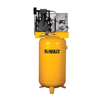 DeWalt Air Compressor, Vertical, 80 Gal, 2-Stage, Cast Iron Pump, 175 PSI, 60 H x 35 W x 30.5 D in