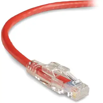 Network Cable Lockable Black Box 1/Each Network Cable Cat5e UTP 2 ft Lockable RJ-45