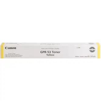 Canon GPR-53 (GPR53Y) Toner Cartridge, Yellow, 19,000 Page Yield, for imageRunner Advance C3325i/C3330i