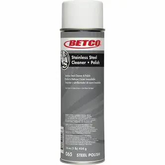Betco Stainless Steel Cleaner & Polish, Ready-To-Use Aerosol, 17 oz, Fingerprint Resistant