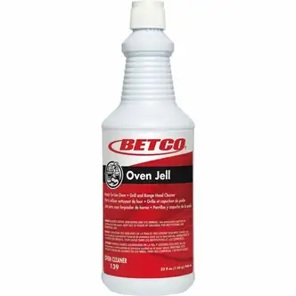 Betco Oven Cleaner, Ready-To-Use Gel, 32 oz, Citrus Scent, NSF Certified, Clings to Vertical Surfaces, Amber/Orange