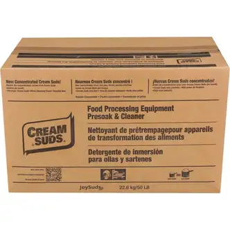 JoySuds Dishwashing Detergent, Food Equipment Cleaner, Cream Suds Concentrate, Powder, 800 oz (50 lb), Brown