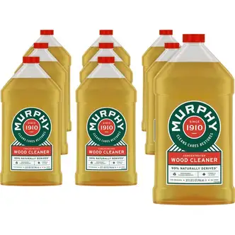 Murphy Oil Soap Wood Cleaner, Ready-To-Use, 32 fl oz Bottle, Gold, Phosphate-Free, Ammonia-Free, Bleach-Free, 9/CT