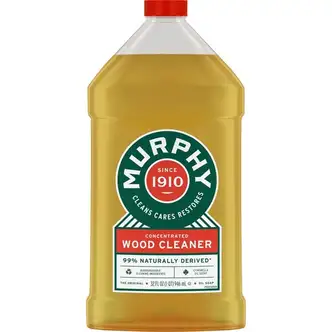 Murphy Wood Cleaner, 32 fl oz (1 qt), Ready-To-Use, Gold Bottle, Phosphate-Free, Ammonia-Free, Bleach-Free