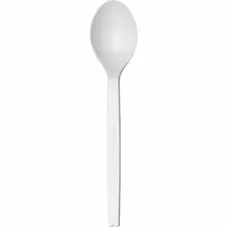 WNA Spoon, Breakroom, 7" Plant Starch, Beige, 50/PK, 20/CT