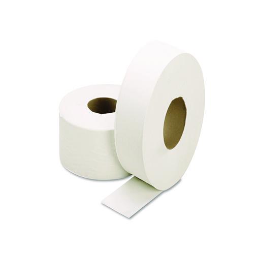 8540015909072, SKILCRAFT Jumbo Roll Toilet Tissue, 1-Ply, 3.7" x 2,000 ft, White, 12 Rolls/Box
