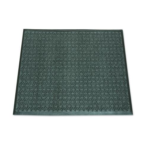 7220015826247, SKILCRAFT Scraper Mat, Black Fingertip Textured Loop Polypropylene Surface, 24" x 32"