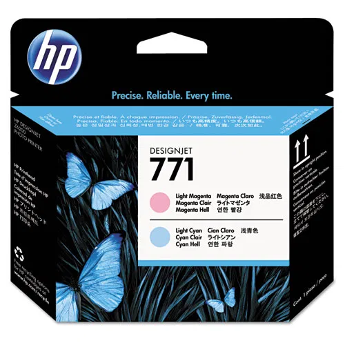 HP 771 (CE019ACT) Light Cyan/Light Magenta Printhead, 24/Carton