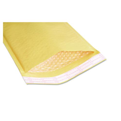 8105001179879, SKILCRAFT Sealed Air Jiffylite Mailer, #5, Bubble Cushion, Self-Adhesive Closure, 10.5 x 16, Gold Kraft, 80/PK