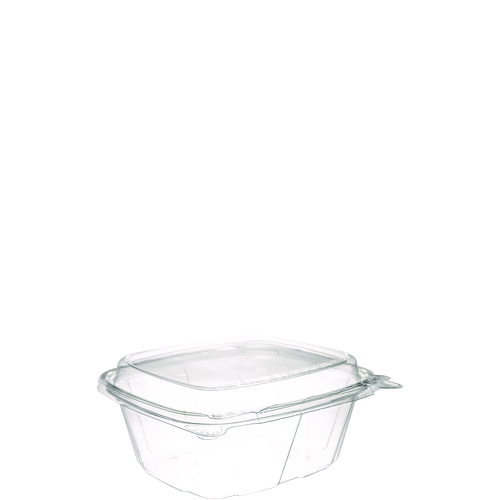 ClearPac SafeSeal Tamper-Resistant/Evident Containers, Domed Lid, 12 oz, Clear, Plastic, 100/Bag, 2 Bags/Carton