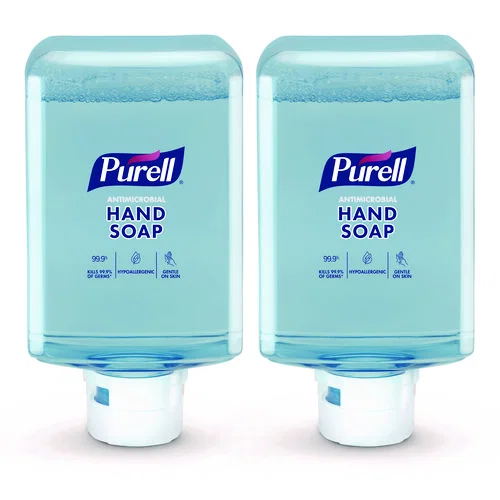 Antimicrobial Foaming Hand Soap Refill, For ES10 Dispensers, Plum Scent, 1,200 mL, 2/Carton