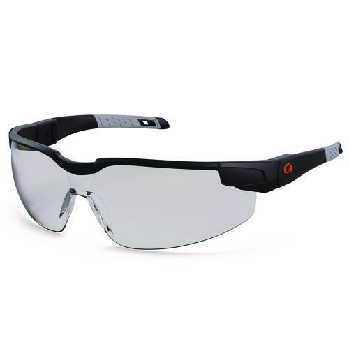 Skullerz DELLENGER Safety Glasses, Adjustable Temples, Black Frame, Indoor/Outdoor Polycarbonate Lens