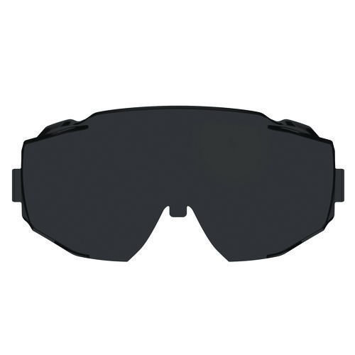 Skullerz MODI OTG Anti-Scratch and Enhanced Anti-Fog Safety Goggles Replacement Lens, Smoke