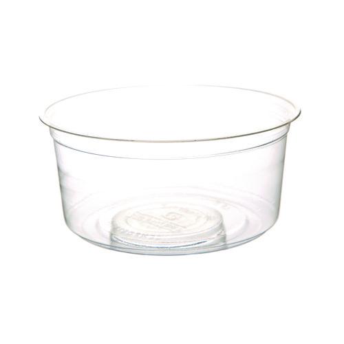 Round Deli Containers, 12 oz, 4.63" Diameter x 2.13" h, Clear, Plastic, 500/Carton