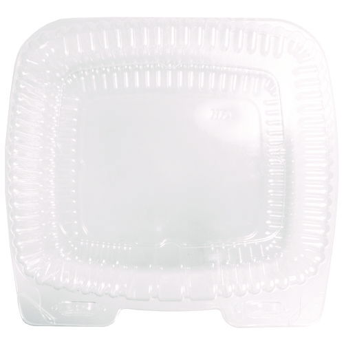 Handi-Lock Single Compartment Food Container, 46 oz, 8 x 3 x 8.87, Clear, Plastic, 250/Carton