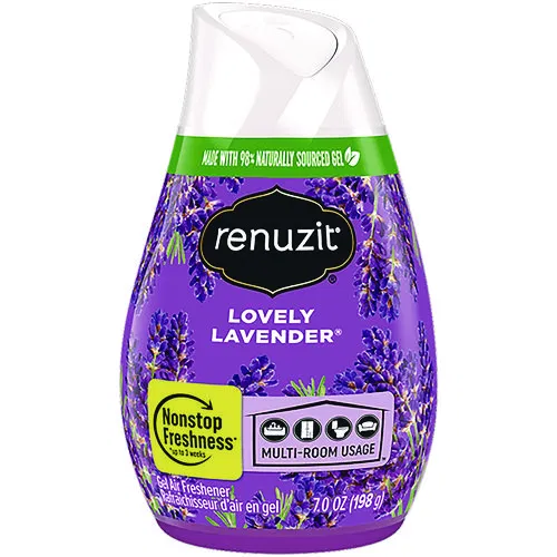 Adjustables Air Freshener, Lovely Lavender, 7 oz Cone, 12/Carton