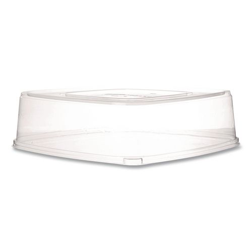Vanguard Regalia Serving Tray Lids, 14.5 x 14.5 x 3.94, Clear, Plastic, 50/Carton