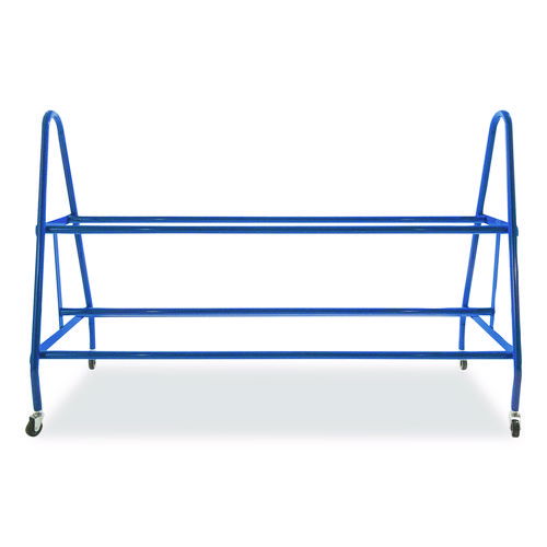 Heavy-Duty Deluxe Ball Cart, Metal, 132 lb Capacity, 17.5 x 59 x 35.75, Blue