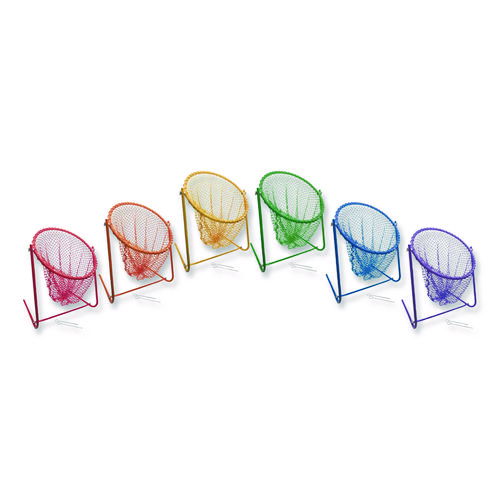 Multipurpose Target Net Set, 16" x 12.5", 15" Diameter, 6 Assorted Color Nets