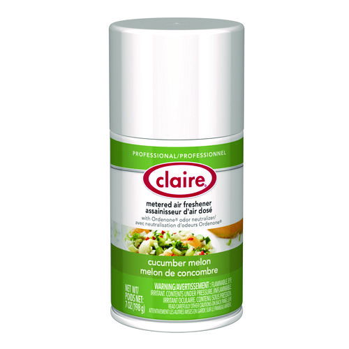 Metered Air Freshener, Cucumber Melon Scent, 7 oz Aerosol Spray, 12/Carton