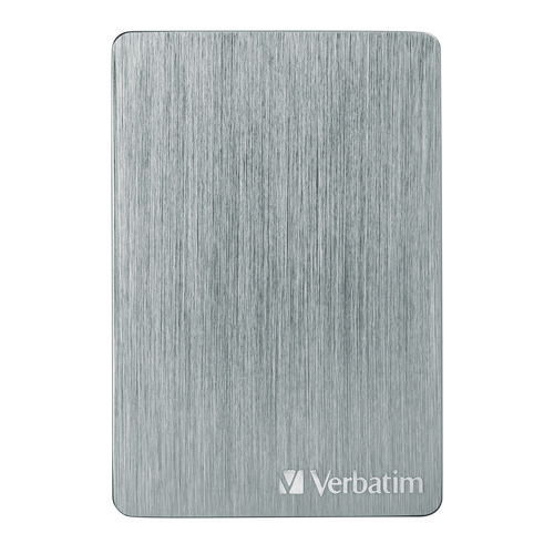 Store n' Go ALU Slim Portable Hard Drive, 1 TB, USB 3.2 Gen 1, Silver