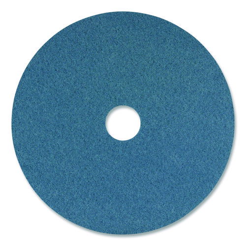 Blue Cleaner Pad, 16" Diameter, Blue, 5/Carton