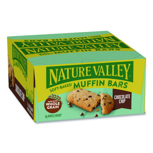 Chocolate Chip Soft-Baked Muffin Bar, 1.24 oz Bar, 12/Box