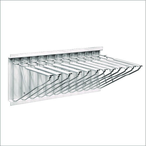 Large File Blueprint Pivot Wall Rack, Assorted Document Sizes Accommodated, 11" x 15.8" x 23.9", White