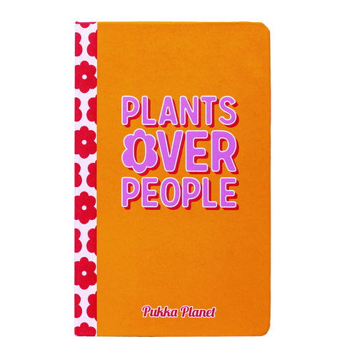Soft Cover Eco Notebook, 1-Subject, Medium/College Rule, Orange/Pink/Red Cover, (96) 8.3 x 5.8 Sheets