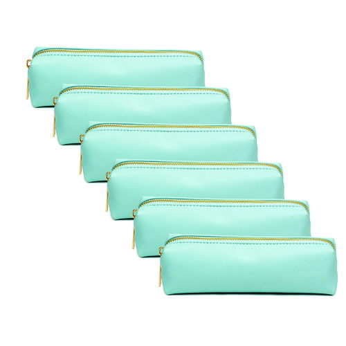 Pencil Case, 7.9" x 2" x 2", Blue