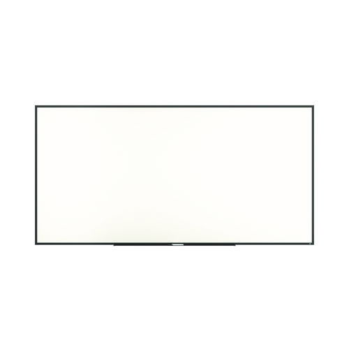 Melamine Dry Erase Board, 96" x 48", White Surface, Black Aluminum Frame